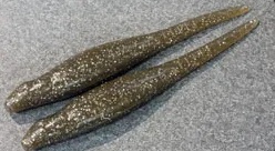 CUSTON WORM HAZEDONG MAGNUM SMOKE/SILVER GLITTER