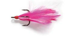 SLOWL FEATHER HOOK #1 PINK/WHITE